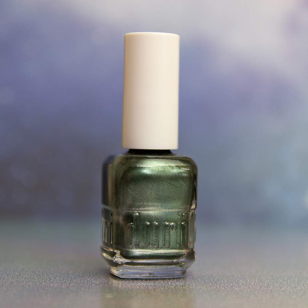 duri Nail Polish, 762 Spilling Tea, Hunter Green Metallic Shimmer, 0.45 Fl Oz