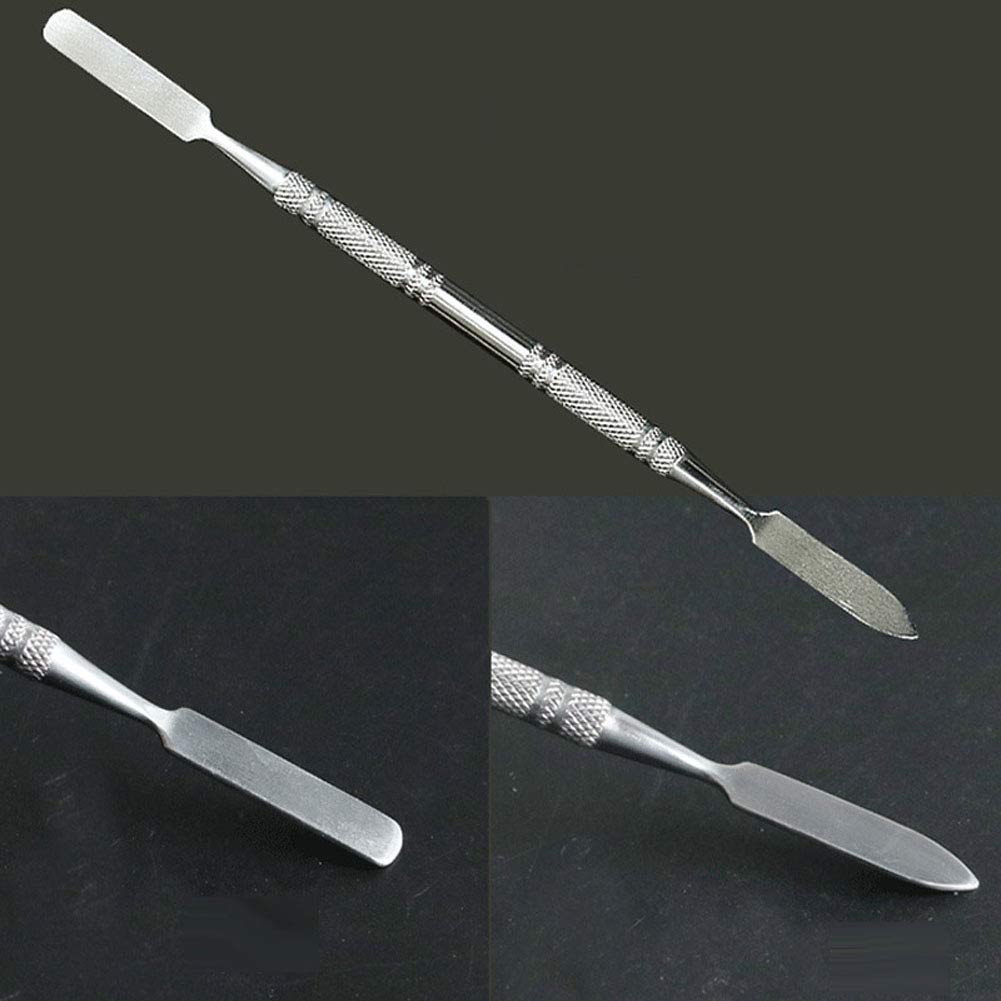 4 Pieces Makeup Spatula Cosmetics Mixing Spatula Stainless Steel Cosmetic Makeup Spatula Makeup Palette Spatula Tool Double Headed Makeup Stirring Spatula Makeup Accessories(150 mm, Silver)