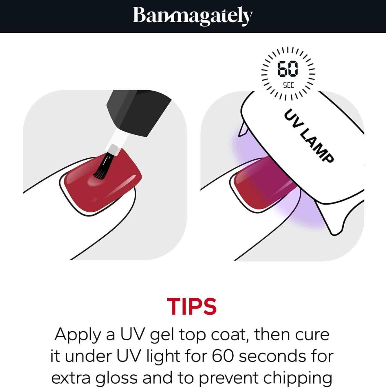 Nail Polish Strips, 20Pcs Salon Quality Gel Nail Stickers, Easy Long Lasting Wraps for Short Nails no UV Light Needed (Clear)