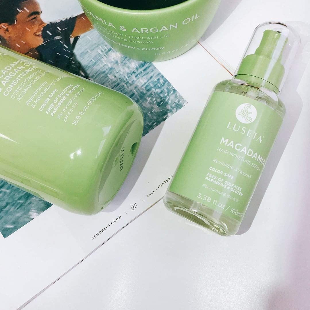 Luseta Macadamia Oil Hair Moisture Serum Nourishing & Revitalizing for Normal and Dry Hair 3.38oz