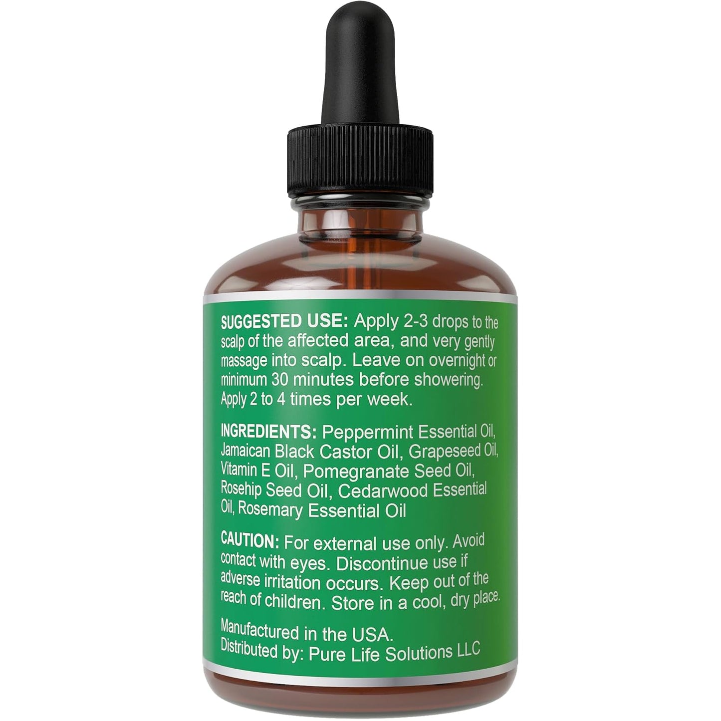 Peppermint Hair Growth Oil 2oz