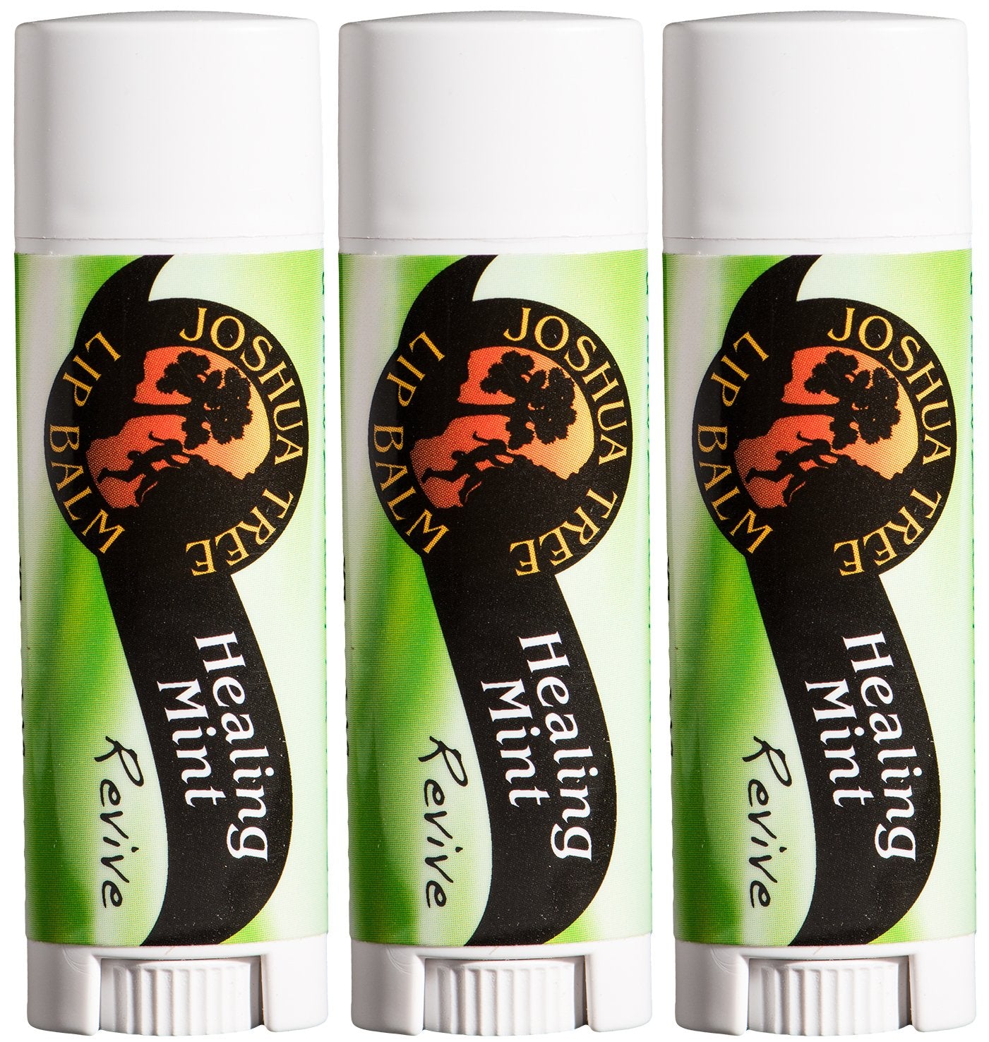 Joshua Tree Healing Mint Revive Organic Lip Balm (Pack of 3)