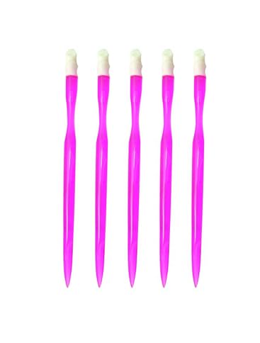 Soft 'N Style Professional Plastic Cuticle Pusher (5 pink purple)
