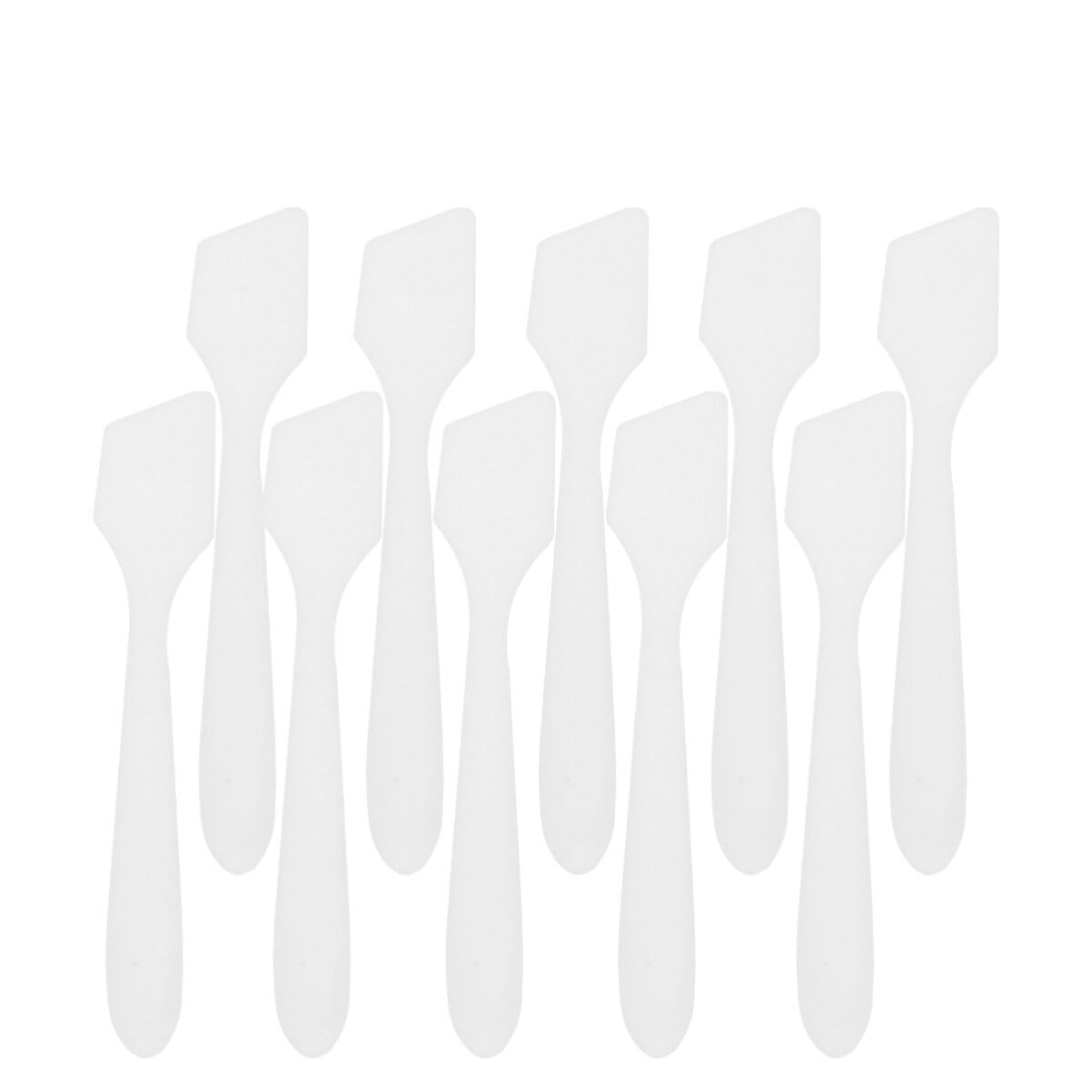 100pcs Face Cream Scoop Makeup Scoop Makeup Spoon Cosmetic Scoop Cosmetic Spatula Face Mask Scoop Face Cream Spatula