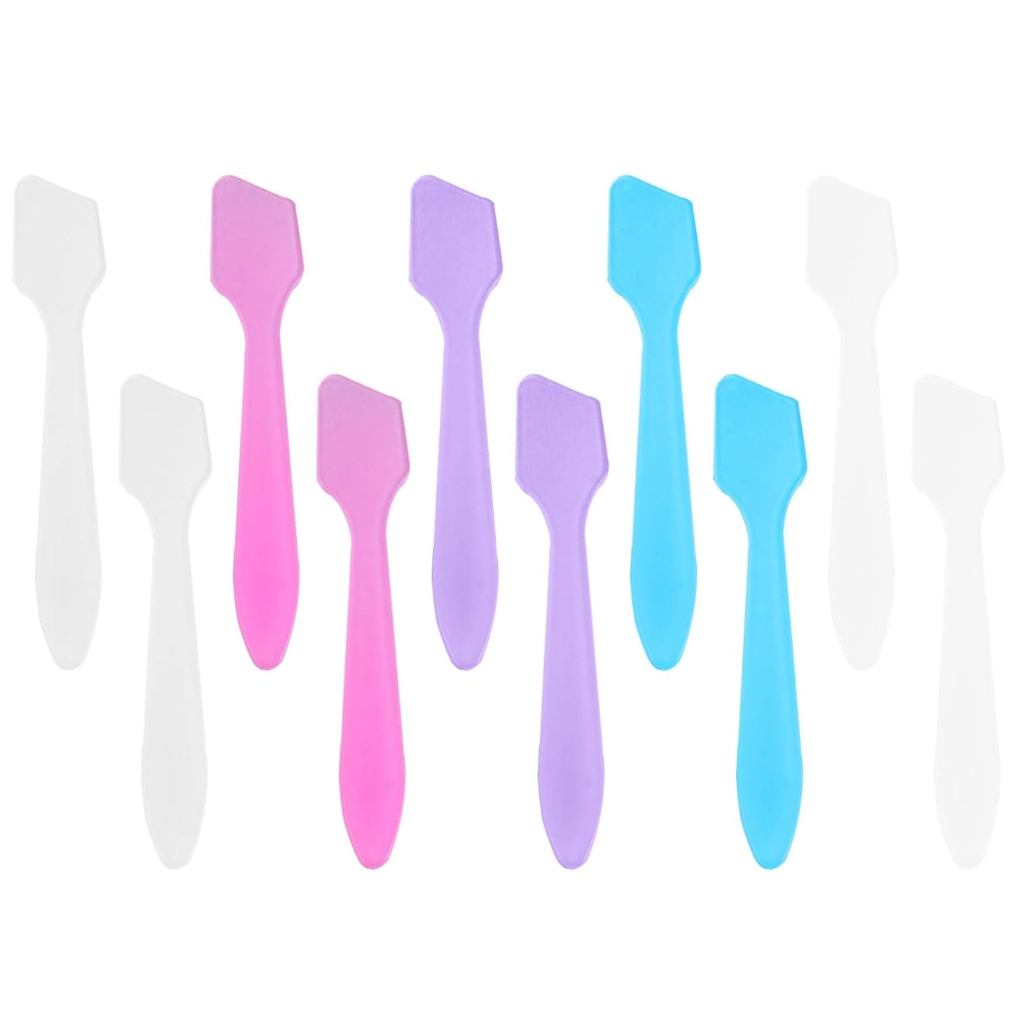 Beaupretty Cosmetic Spatula Stick 150pcs Cosmetic Spatula Plastic Stir Stick Makeup Skin Care Facial Cream Spatula Mud Stirring Rods for Mixing Resin Epoxy Cosmetic Paints DIY Crafts Making