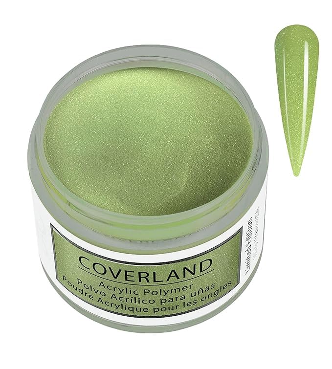 Tones Coverland Acrylic Nail Powder "Sour Apple" - Limited Edition Acrylic Powder for Nail Design, Sculpting, and Masking Nail Bed Imperfections - (1.5 Oz)