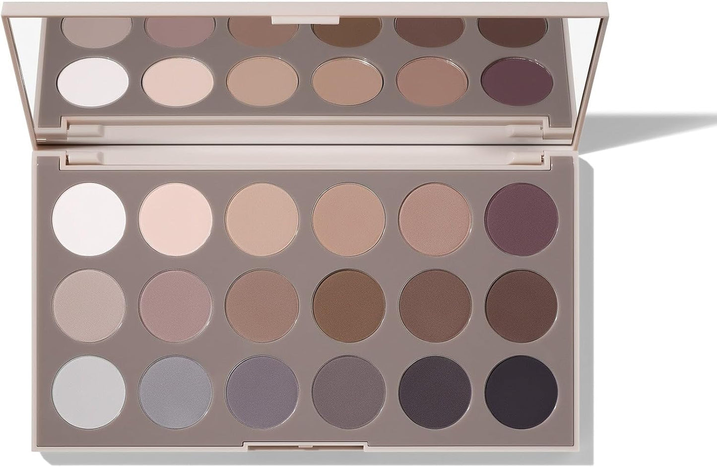 Morphe 18CT Makeup Palette - Matte Essentials Artistry Palette with Cool-Toned, All Matte Shades - Made to Build, Blend & Layer Flawlessly for Everyday, Versatile Makeup Looks (0.68 oz)