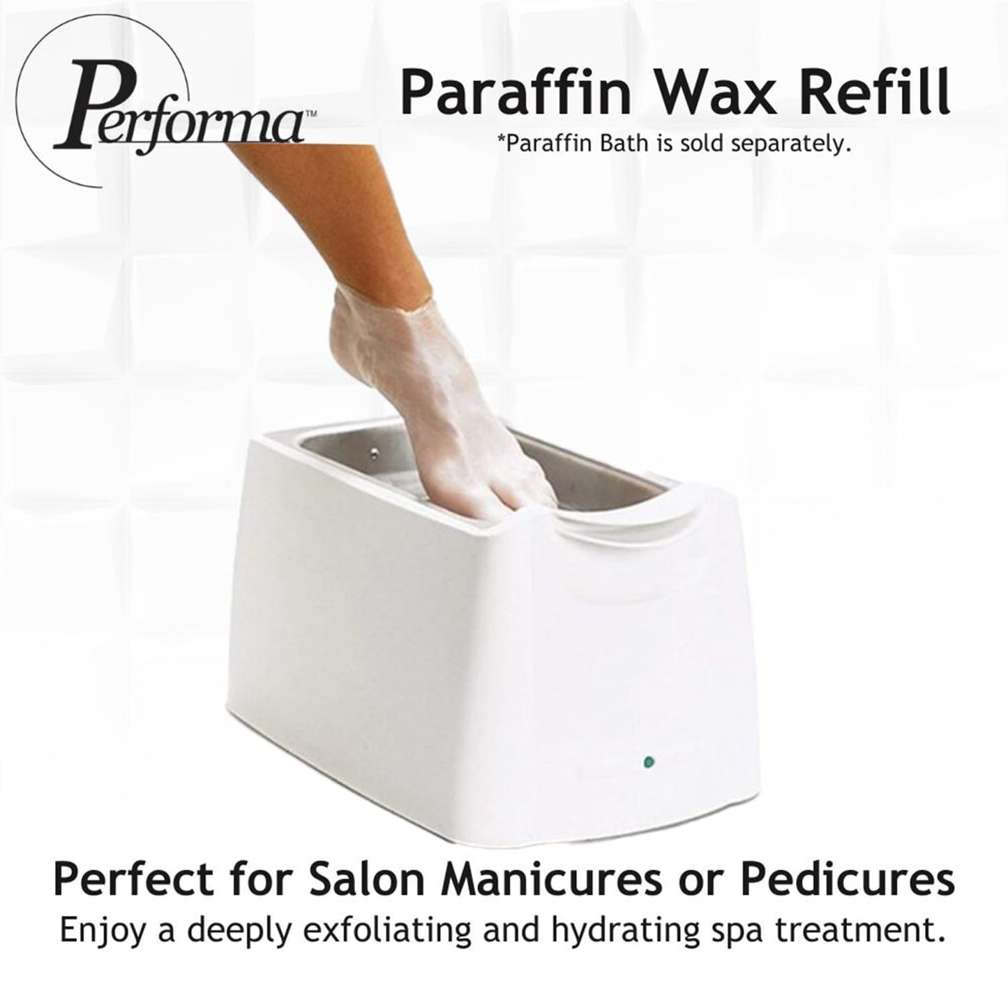 Performa 44014 Paraffin Wax Refill Wintergreen Scented Blocks, 6 Lbs, 1 Lb Blocks, Paraffin Bath Wax, Pack of 6
