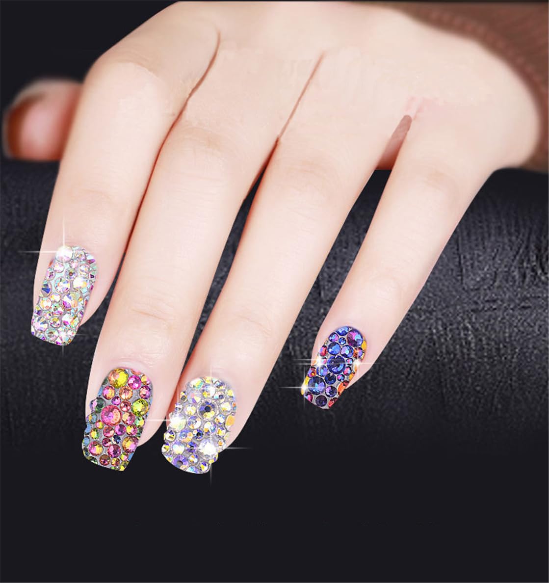 500 Pieces SS30 6mm Flatback Rhinestones Clear Glass Round Gems Crystals for Nail Art DIY Crafts Clothes Shoes Bags （Crystal Yellow）