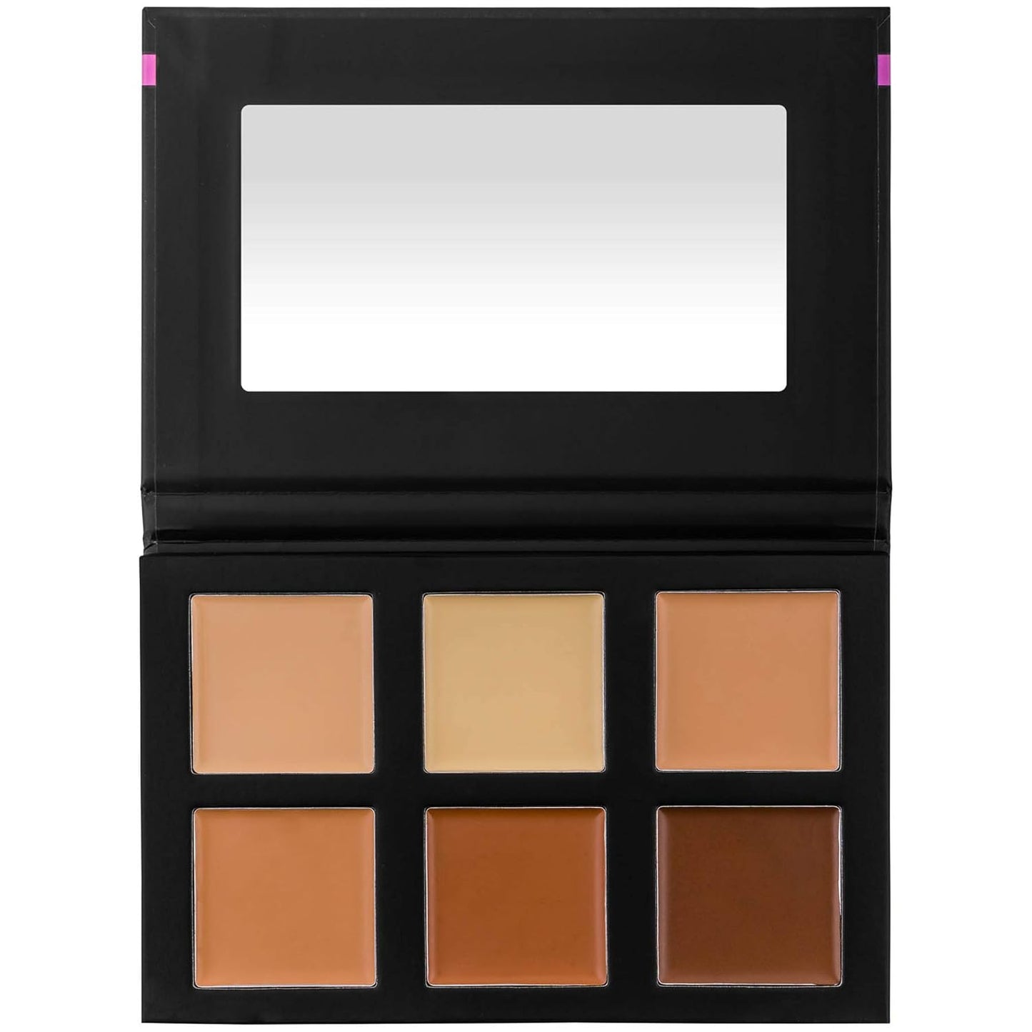 SHANY Foundation Cream Contour & Highlight Makeup Palette with Mirror - 6 Color Foundation Palette - FOUNDATION