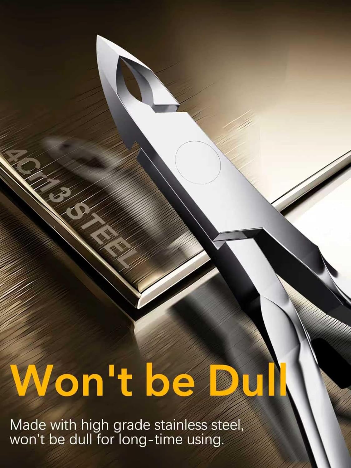 Salon-Quality Cuticle Cutter Nippers Profession Cuticle Trimmer Super Sharp Cuticle Cutter Manicure Nail Cuticle Remover Clippers Tools, 5mm Jaw