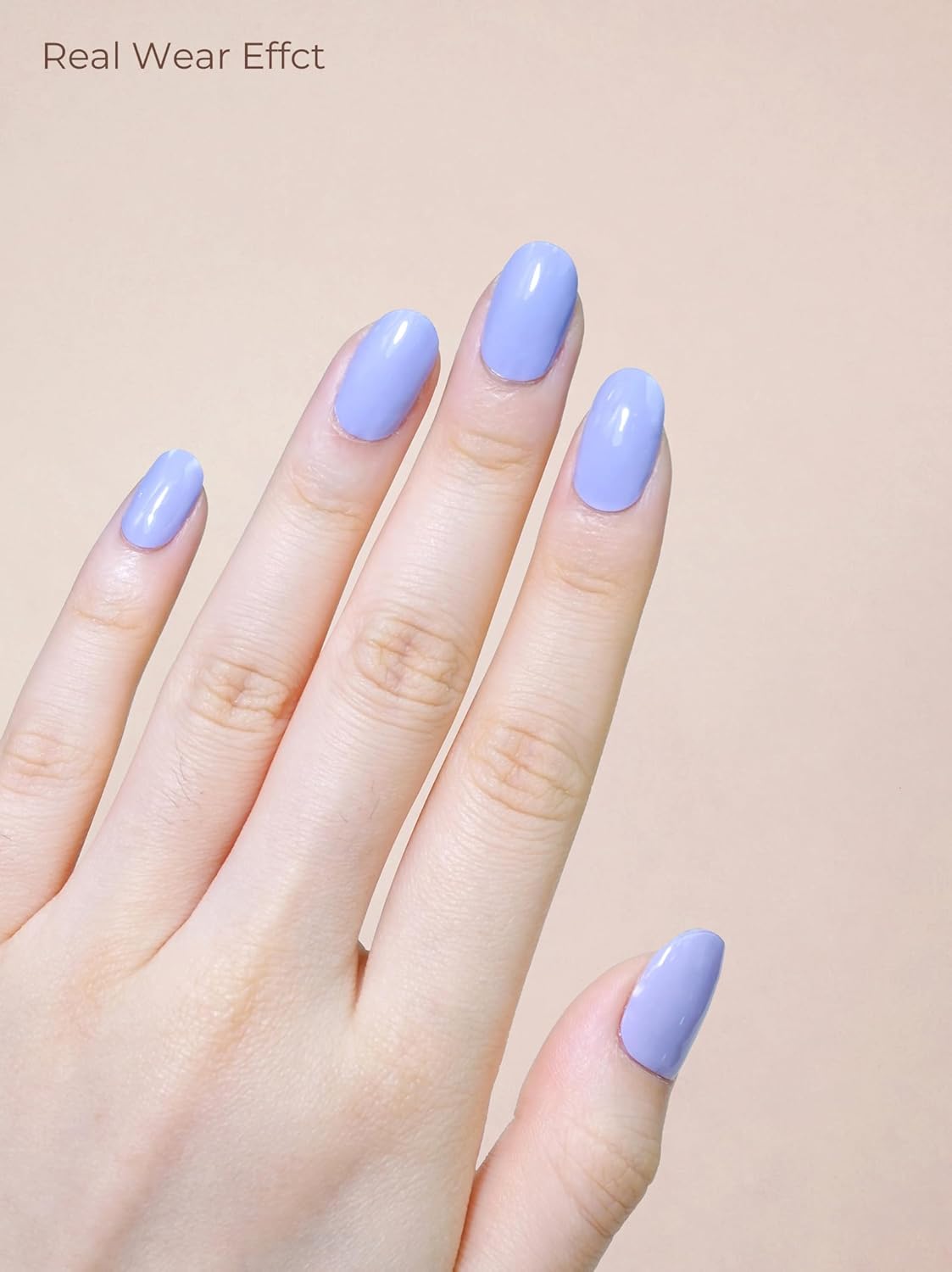 Pre Cured Gel Nail Strips - 44PCS Salon Quality Gel Nail Stickers - Long Lasting Polish Wraps for Women no UV Light Needed Easy Apply& Remove (Royal Purple)