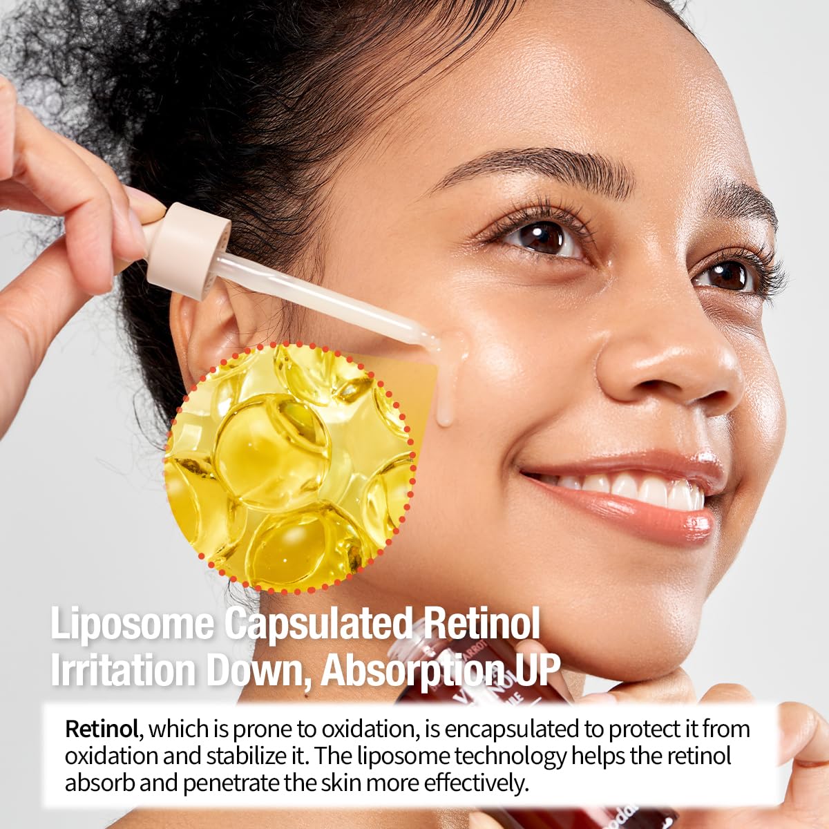 GOODAL Black Carrot VITA-A Retinol Ampoule 30ml, Hydration Facial Serum for Glowy Skin, Lightweight Serum, Korean Skincare, Pore minimizer