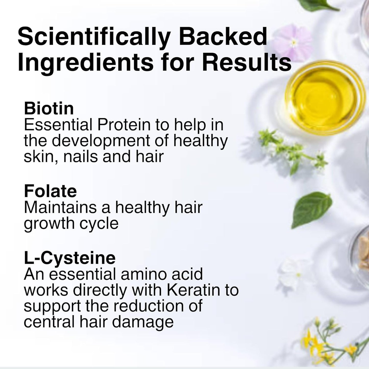 Dr. Steven Gabriel Hair Growth Supplement for Women and Men with Biotin, Zinc, Vitamin C, Iron - Physicians Choice, Ayurvedic Hair Vitamins Clinically Proven Hair Density and Growth (90 caps)