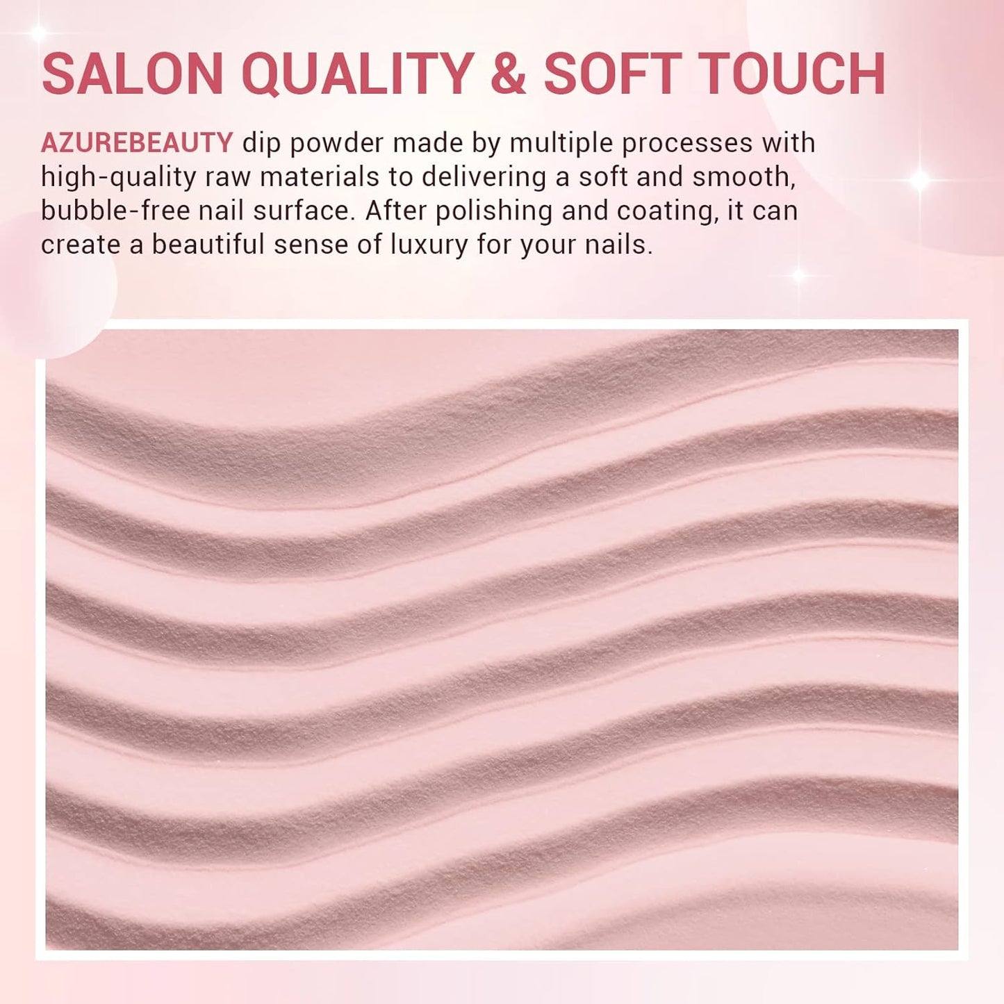 AZUREBEAUTY Dip Powder Nail Kit Starter, 4 Colors Pink Tones Dipping Powder Set, French Nail Art Base Top Coat Activator Liquid All Seasons Manicure DIY Salon 12 PCS