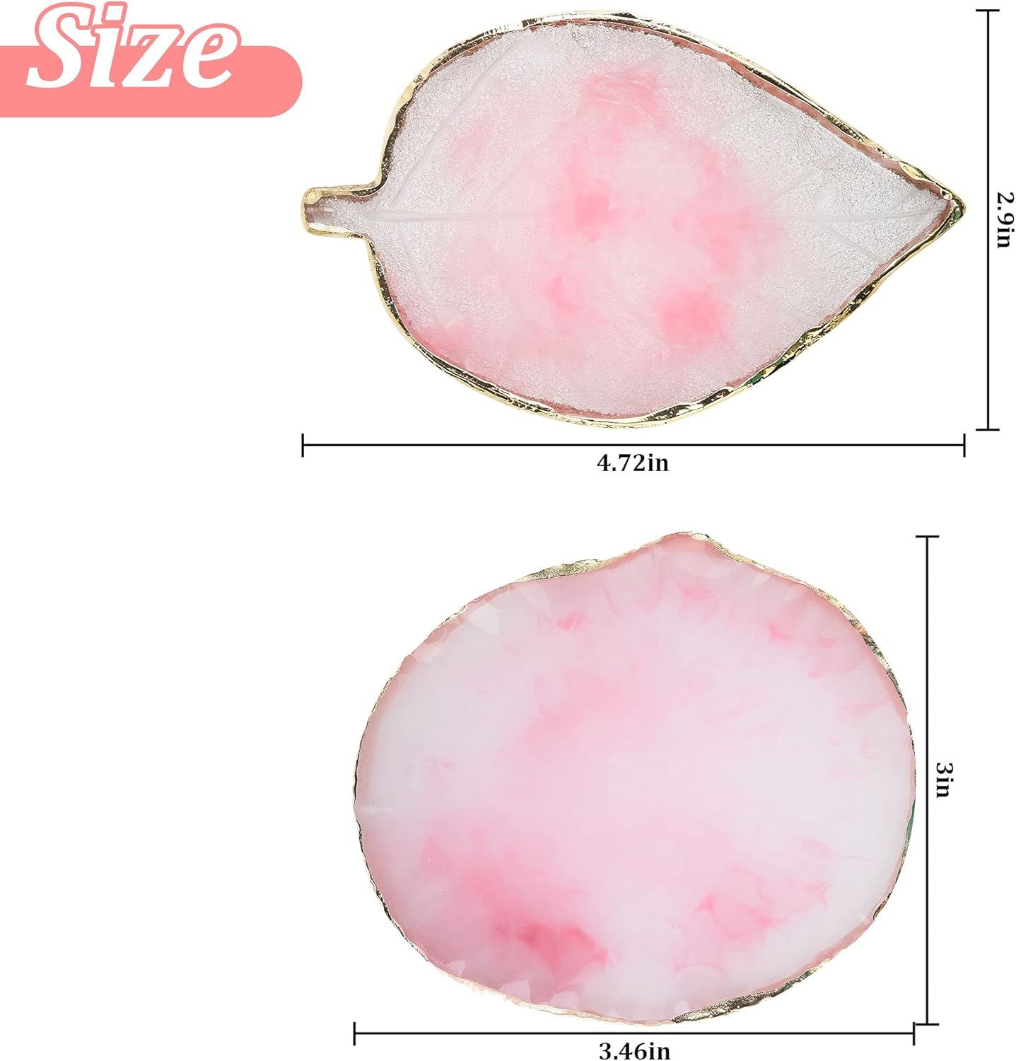 2 Pieces Nail Art Palettes Nail Polish Palette Mixing Palette Makeup Plate Nail Plates for Nail Art Nail Tip Holder Nail Art Display