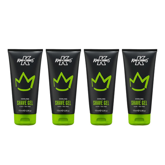 King of Shaves Cooling shave gel Aloe+Tea tree 4x175ml