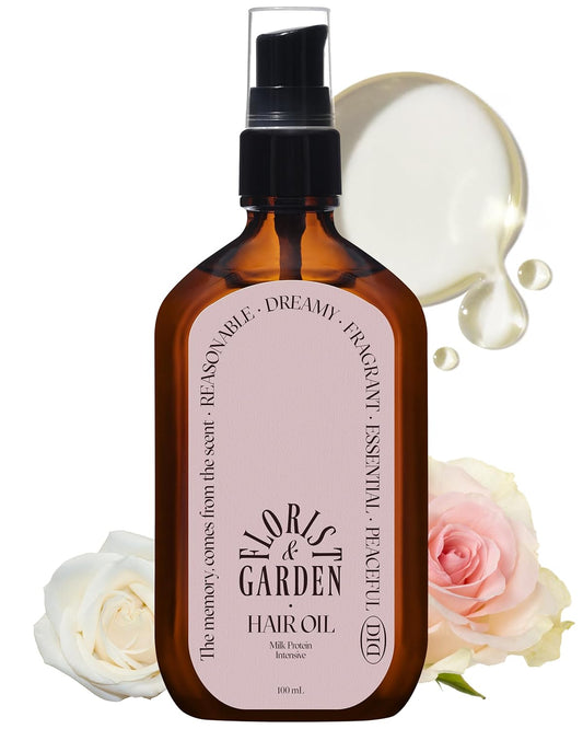 ODID Milk Protein Intensive Perfume Hair Oil - Korean Anti Frizz Nourishing & Smoothing Hair Serum - Refreshing & Sweet Floral Scent - with 10,000ppm Argan Oil & 6 Plant-Based Oils, 3.38 fl.oz.