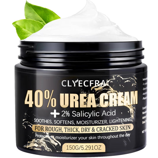 40% Urea Cream with 2% Salicylic Acid, Urea Cream 40 Percent for Feet & Hands- Maximum Strength Moisturizer for Rough, Dry, Thick & Cracked Skin, Callus Remover, Deep Hydration, 150g