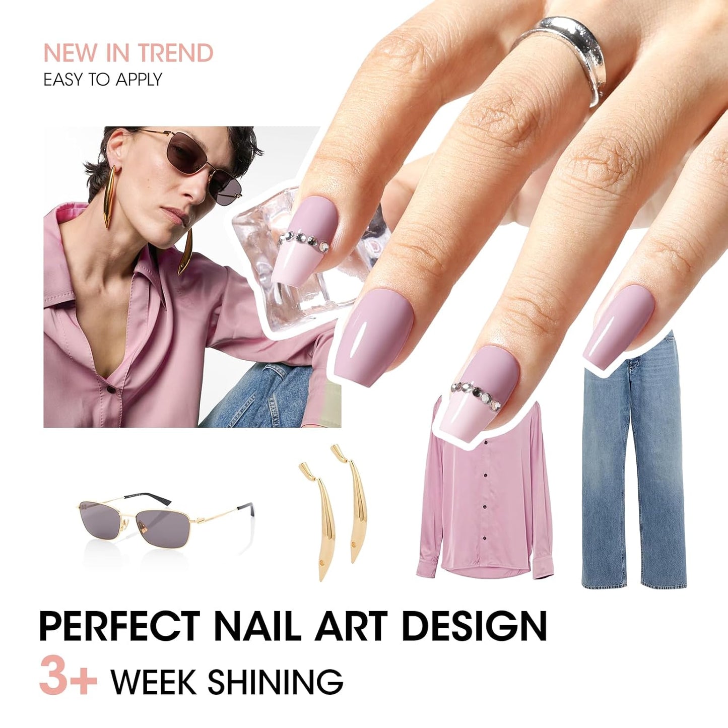 GELLEN Nude Nail Polish, Quick Air Dry Natural Traditional Regular Nail Polish 6 Colors Neutral Set for Acrylic Natural Nails Home Salon All Season, Chip Resistant, Not UV Gel, Hema Free, Non-toxic