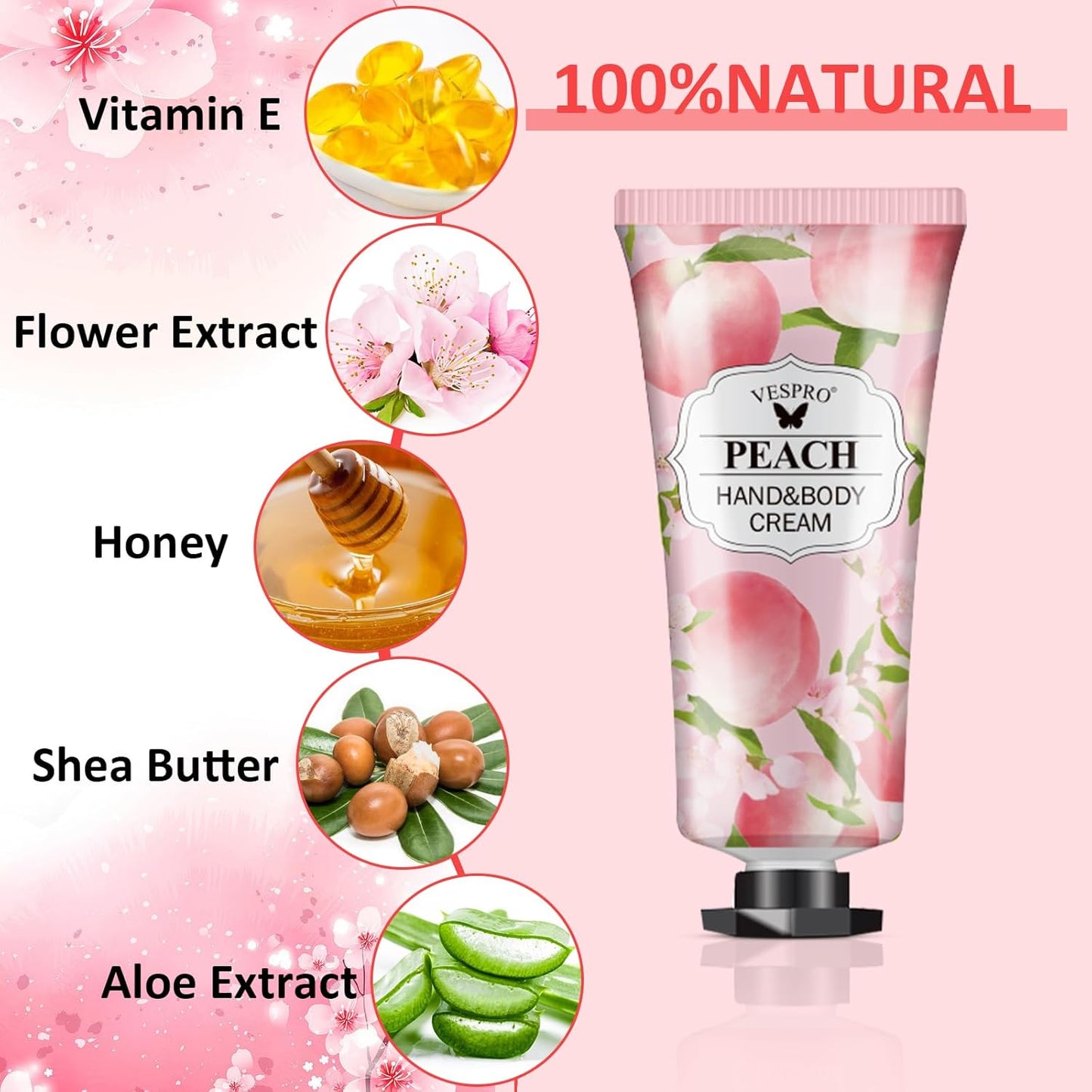 VESPRO 140 Pack Hand Cream Gifts Set For Women, Hand Lotion Travel Size for Dry Cracked Hands, Mini Hand Cream for Teacher Gifts, Employee Appreciation Gifts, Bridal Shower Favors and Thank You Gifts