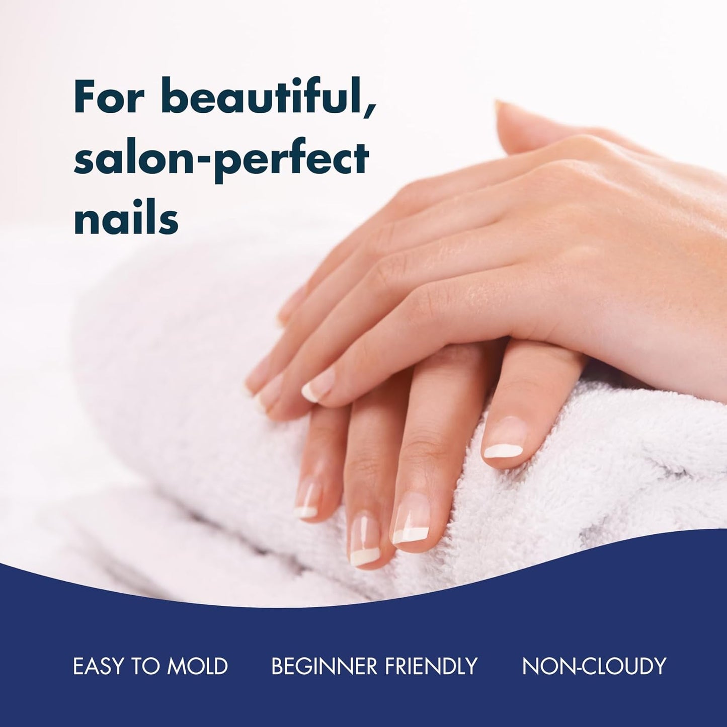 Acrylic Nail Powder, 2oz Medium Pink, Long Lasting Salon Quality, Bubble Free Professional Manicures, Nail Art, Fake Nails, Dip, Carving & Extensions