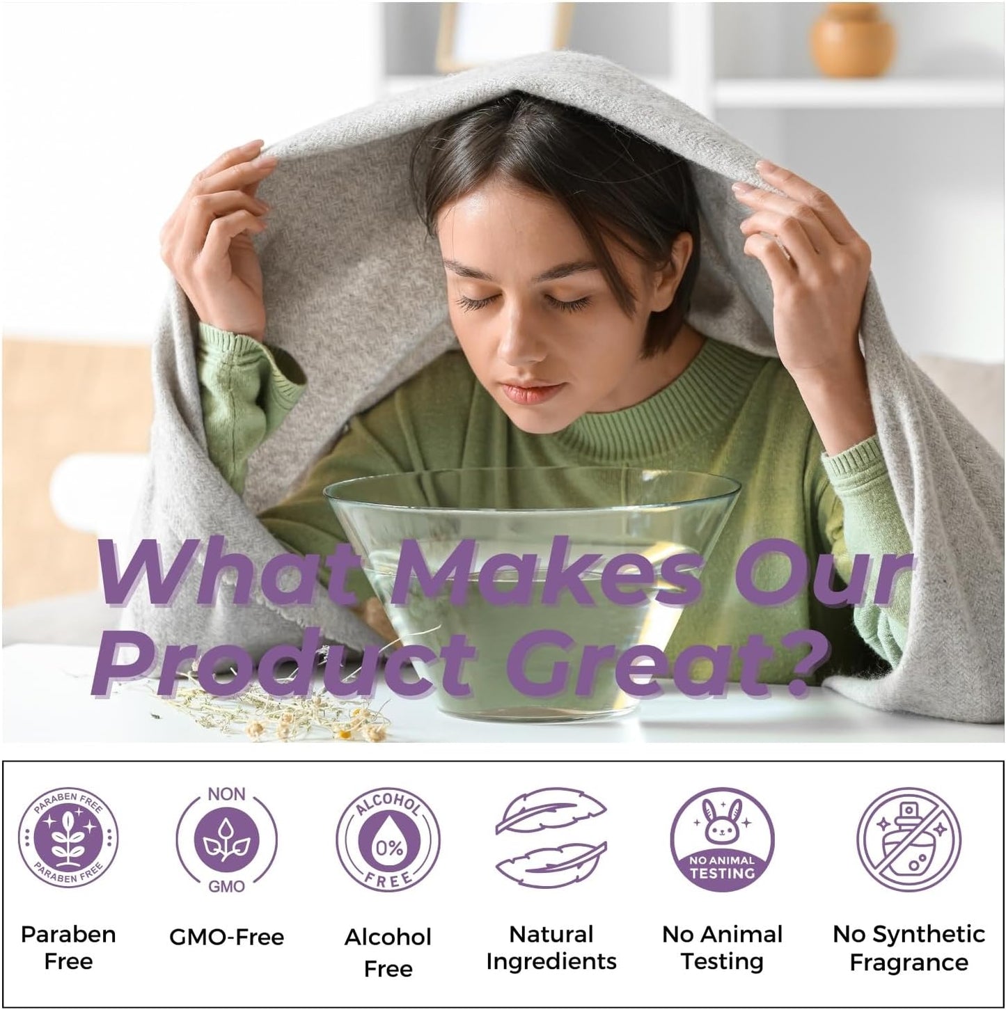 Benatu Essential Oils Set (Tea Tree Lavender Eucalyptus) for Home, Organic Relax Scent Aromatherapy Gift for Women and Men, Natural Fragrance for Skin Care, Body Topical Massage, Diffuser 3 Packs