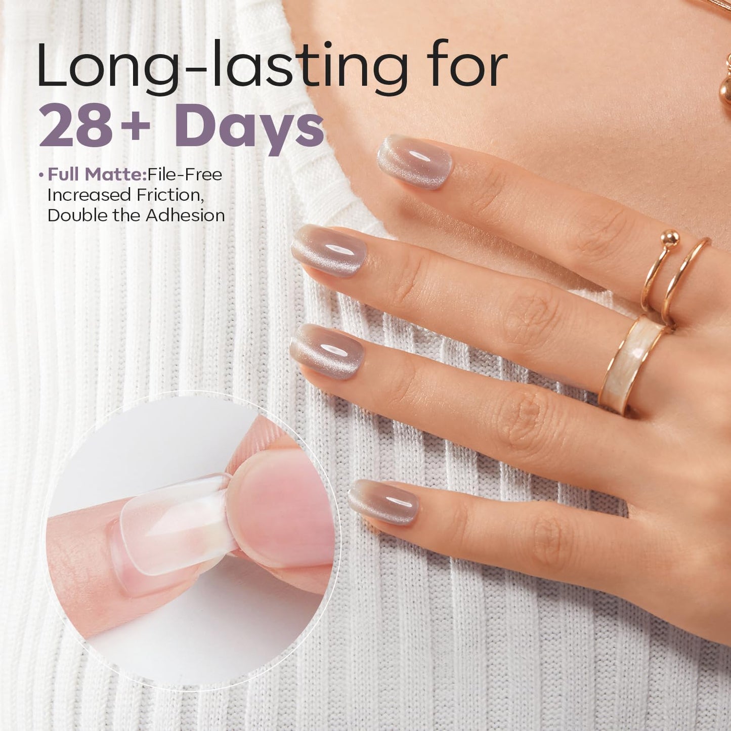 modelones Extra Short Square Fake Nail Tips - 510Pcs Full Matte Gel Tips Pre-shaped Full Cover Clear Acrylic Gel Kit False Press on Nails for Extension DIY Salon 15Sizes