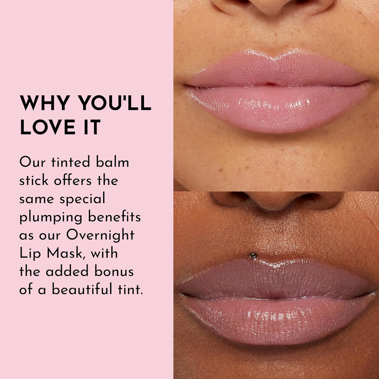 "LAWLESS Forget the Filler Lip Plumping Line-Smoothing Tinted Balm, Baby Doll, Pink, 0.09 Ounce"