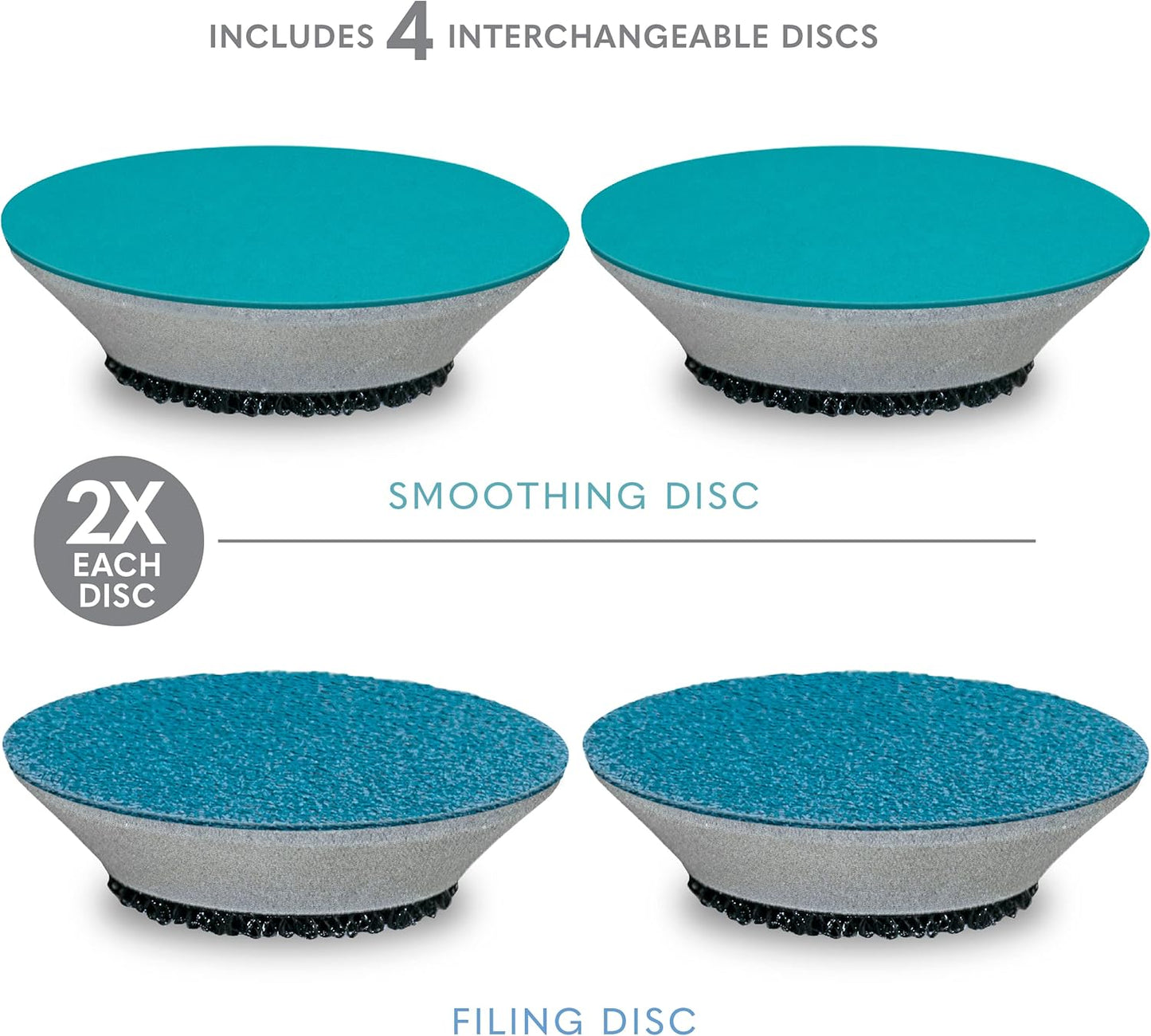 Electric Foot File + Callus Remover with Unique Oscillating Head – File & Smooth Dry, Hardened & Cracked Skin on Heels & Toes – Salon Quality Pedicure at Home w/Portable, Rechargeable Set