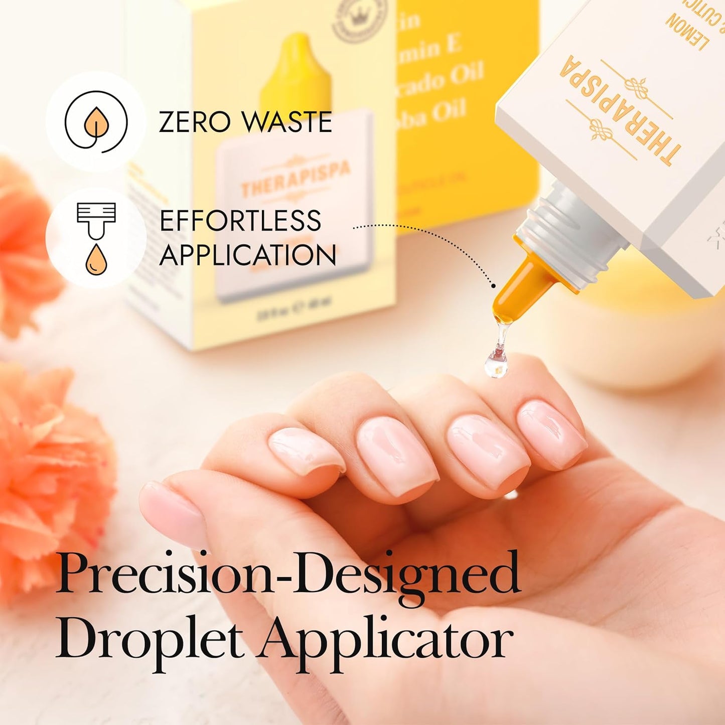 Nail & Cuticle Oil with Avocado, Jojoba, Biotin & Vitamin E – Nail Growth & Repair Oil for Damaged Cuticles & Brittle Nails (Olive, 2.0 fl oz)